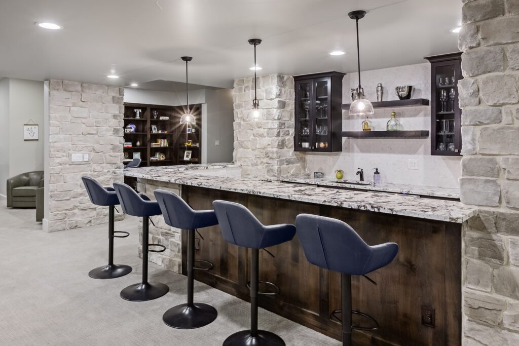 Small Wet Bar Designs For Basement