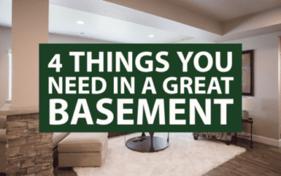 4 Things You Need in a Great Basement