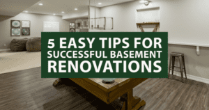 5 Easy Tips For Successful Basement Finishes Elkstone Basements